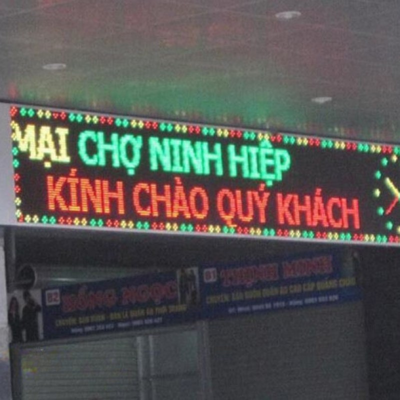 BIỂN ĐIỆN TỬ LED ( 1 MÀU, 3 MÀU)